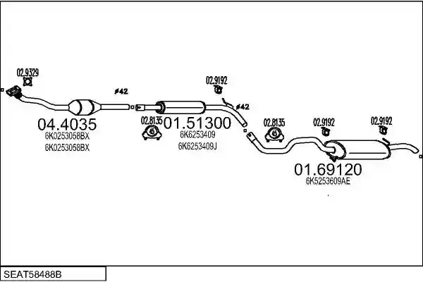 MTS SEAT58488B007901