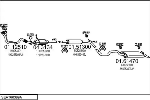 MTS SEAT60389A002913