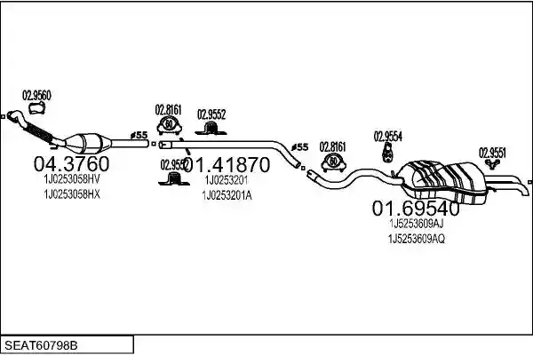 MTS SEAT60798B010049
