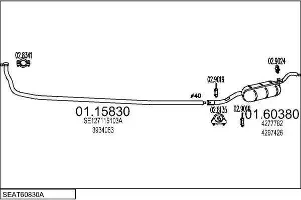 MTS SEAT60830A002885