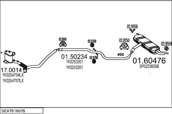 MTS SEAT61607B000762