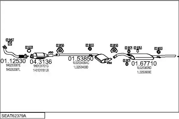 MTS SEAT62379A003964