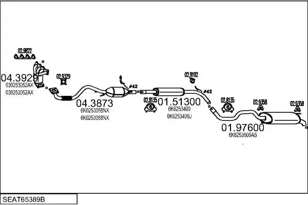 MTS SEAT65389B008438