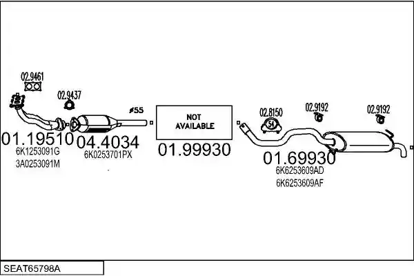 MTS SEAT65798A002916