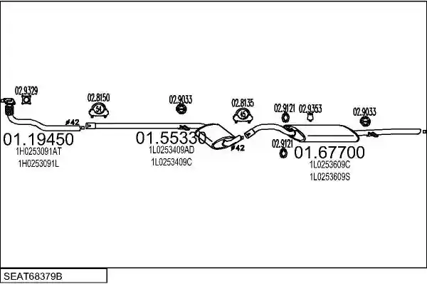 MTS SEAT68379B008095