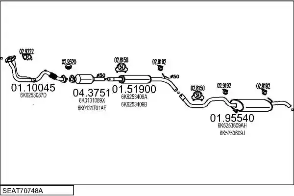 MTS SEAT70748A007902