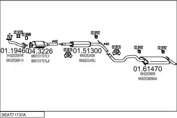MTS SEAT71737A002910
