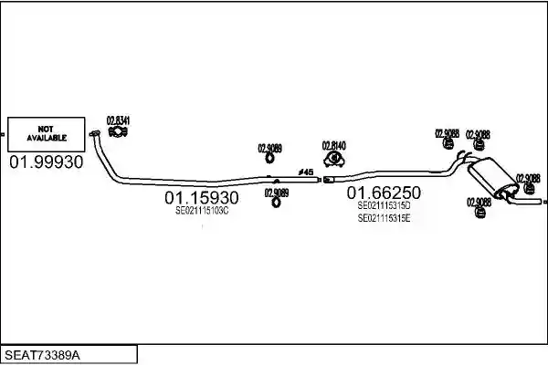 MTS SEAT73389A002864