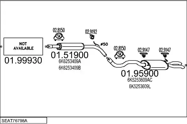 MTS SEAT76798A003958