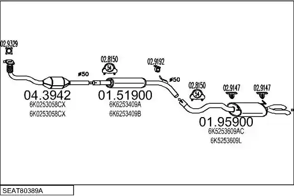 MTS SEAT80389A008430