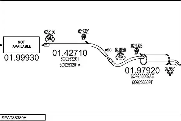 MTS SEAT88389A019222