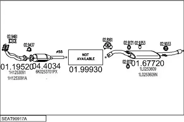 MTS SEAT90917A003965