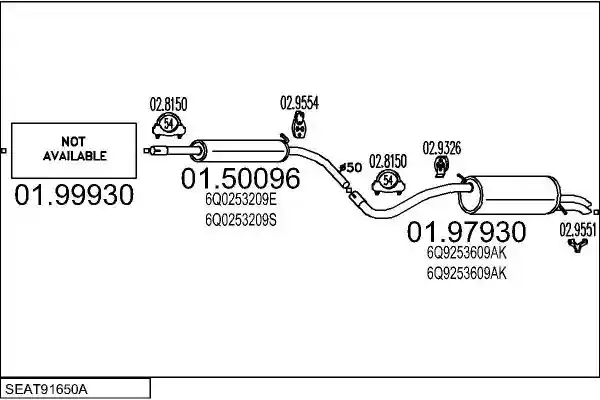 MTS SEAT91650A017153