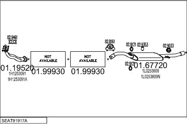MTS SEAT91917A003965