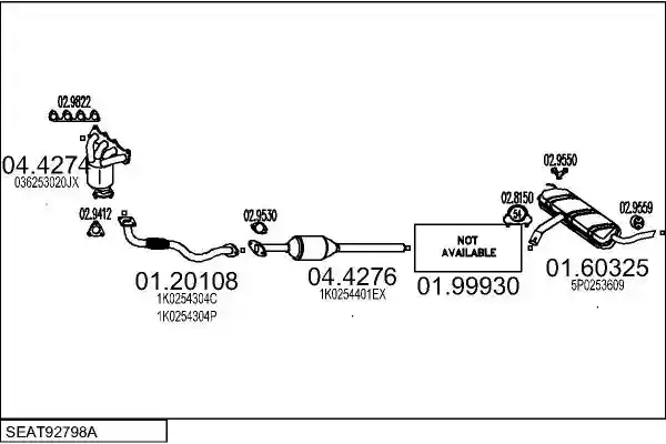 MTS SEAT92798A026552