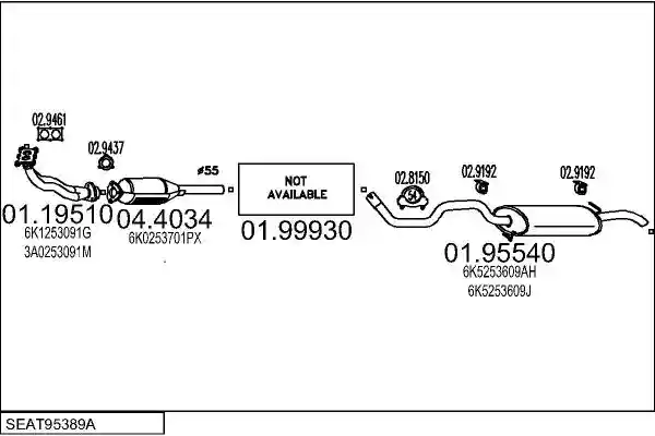 MTS SEAT95389A003956