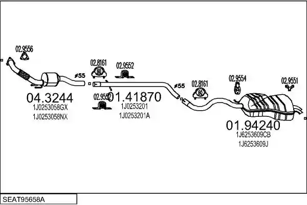 MTS SEAT95658A019224