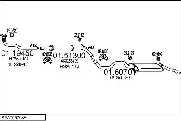 MTS SEAT95798A003957