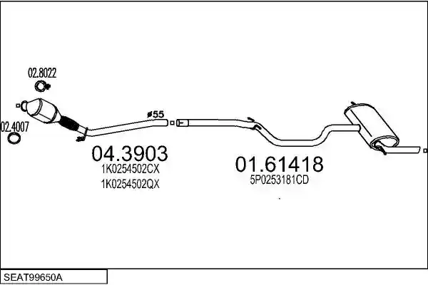 MTS SEAT99650A017902