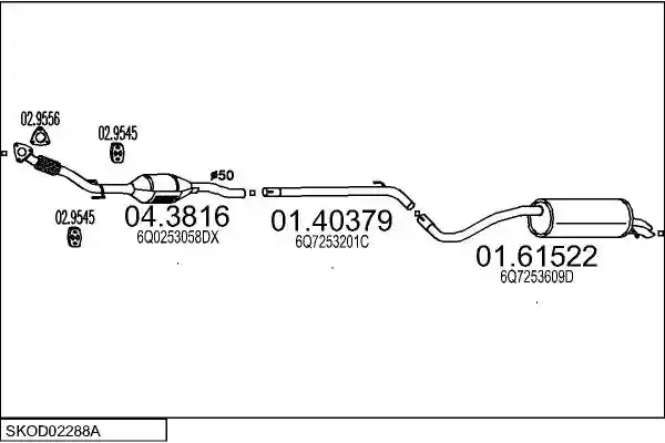 MTS SKOD02288A019278