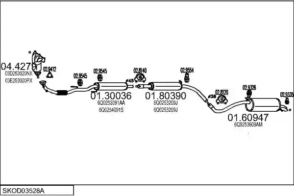 MTS SKOD03528A133245