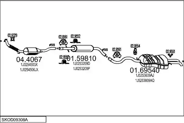 MTS SKOD09308A013085