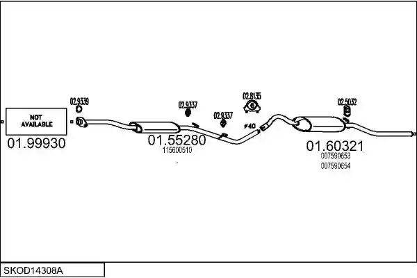 MTS SKOD14308A134459