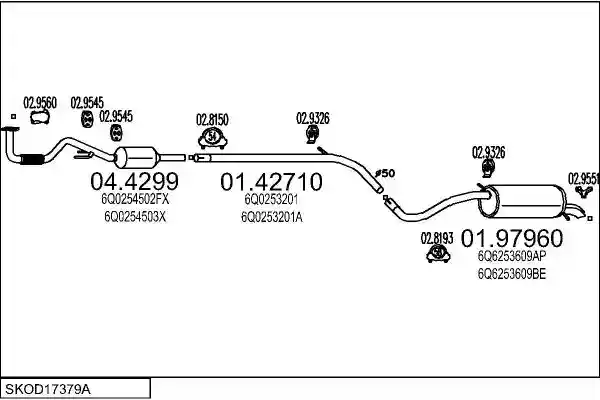 MTS SKOD17379A019225