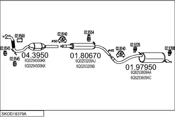 MTS SKOD18379A013363 MTS SKOD18379A013363