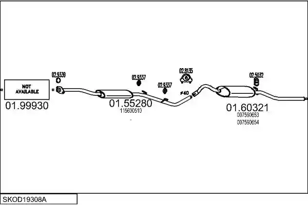 MTS SKOD19308A005257