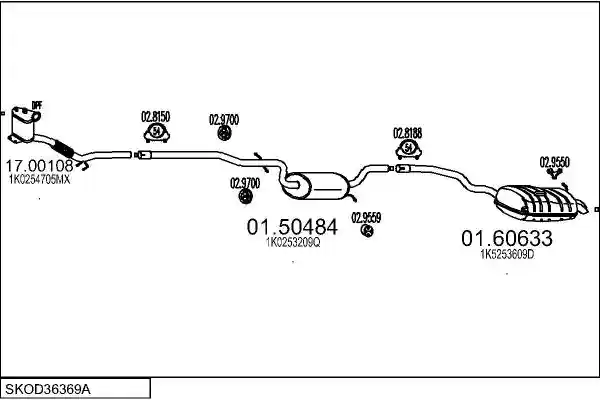 MTS SKOD36369A020002