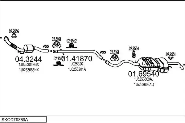 MTS SKOD70369A009518