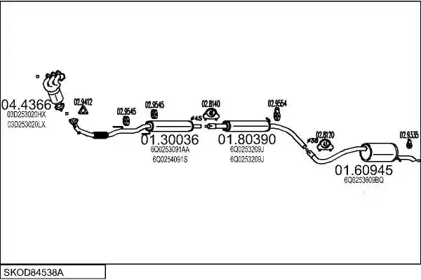 MTS SKOD84538A018149