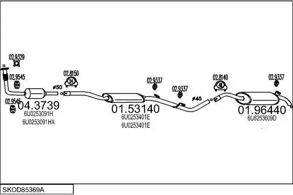 MTS SKOD85369A011195