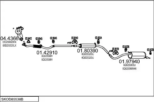 MTS SKOD85538B018149