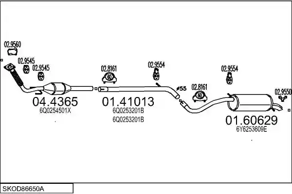 MTS SKOD86650A017456