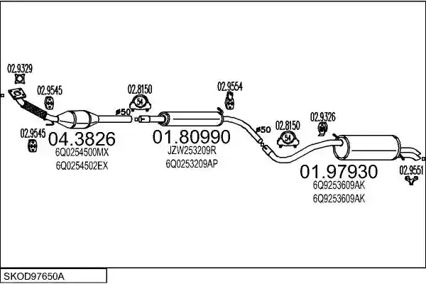 MTS SKOD97650A015504