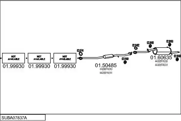 MTS SUBA07837A004432