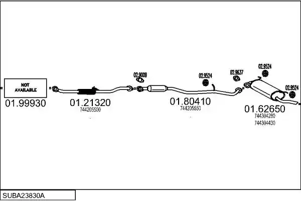 MTS SUBA23830A004412