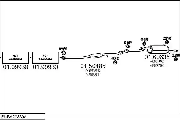 MTS SUBA27830A011499