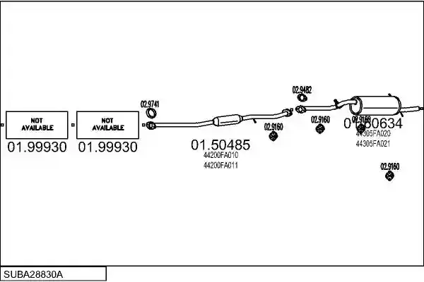 MTS SUBA28830A011411