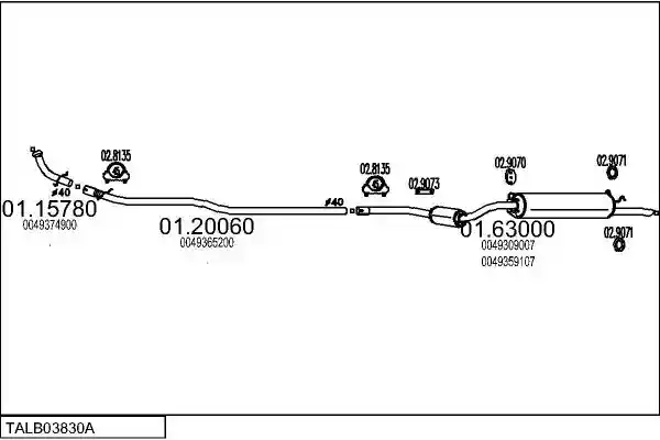 MTS TALB03830A007045