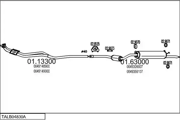 MTS TALB04830A007045