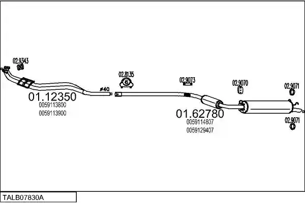 MTS TALB07830A002496