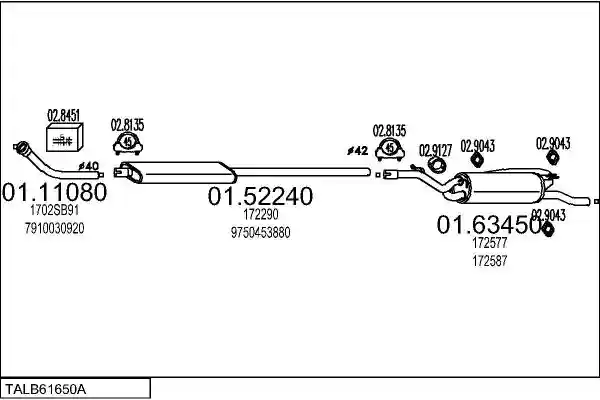 MTS TALB61650A002489