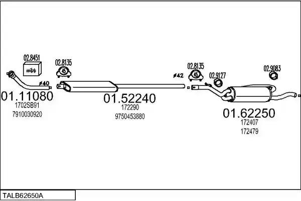 MTS TALB62650A002489