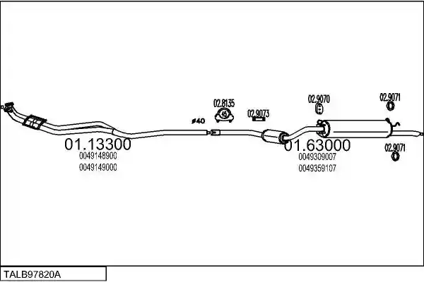 MTS TALB97820A002508