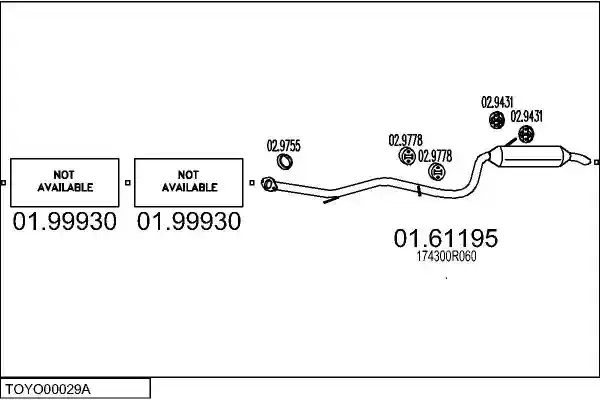 MTS TOYO00029A014018