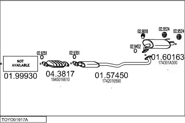 MTS TOYO01917A015729