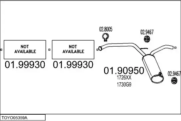 MTS TOYO05359A019243